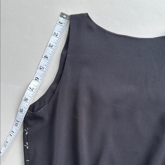 Cokluch Black and White Midi Summer Dress with Pockets - Picture 15 of 15